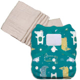 Unbleached Prefold Trial Package with Thirsties Duo Covers
