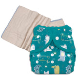 Unbleached Prefold Trial Package with Thirsties Duo Covers