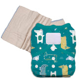 Unbleached Prefold Trial Package with Thirsties Duo Covers
