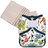 Unbleached Prefold Trial Package with Thirsties Duo Covers