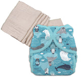 Unbleached Prefold Trial Package with Thirsties Duo Covers