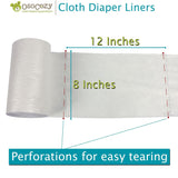 OsoCozy Flushable Diaper Liners - 3 Pack