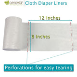 OsoCozy Flushable Diaper Liners