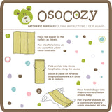 Osocozy Organic Prefolds - 6 packs