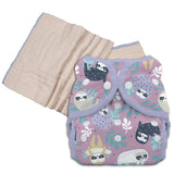 Unbleached Prefold Trial Package with Thirsties Duo Covers