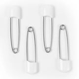 Plastic Headed Diaper Pins - 100 Pack
