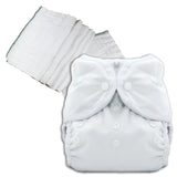 Bleached Prefold Trial Package with Thirsties Duo Covers