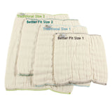 Osocozy Bamboo Organic Cotton Prefolds (6pk)