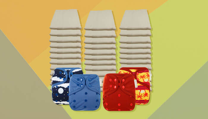 Cloth Diaper Packages - Great Deals on Flat or Prefold Diapers and Covers