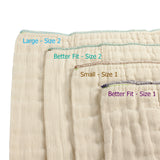 Osocozy Organic Prefolds - 6 packs