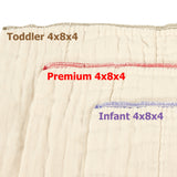 OsoCozy Better Fit Prefold Cloth Diapers (dozen)
