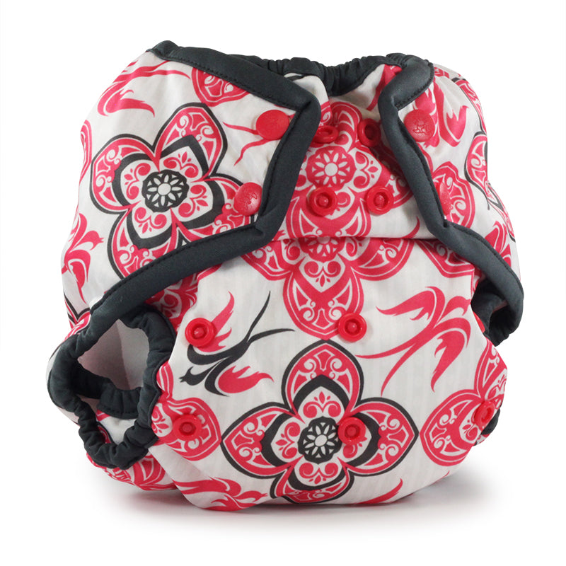 Kanga Care Rumparooz Newborn Reusable Cloth Diaper Cover Aplix Charlie Multicolored 4 15lbs