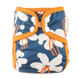 Infant Bamboo Cotton Prefold Trial Package with OsoCozy One Size Diaper Covers