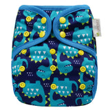 Infant Bamboo Cotton Prefold Trial Package with OsoCozy One Size Diaper Covers