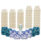Better Fit Basic Prefold Diaper Packages with OsoCozy One Sized Covers