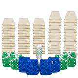 Better Fit Basic Prefold Diaper Packages with OsoCozy One Sized Covers