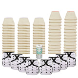 Better Fit Basic Prefold Diaper Packages with OsoCozy One Sized Covers