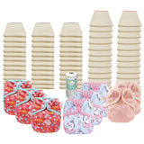 Better Fit Basic Prefold Diaper Packages with OsoCozy One Sized Covers
