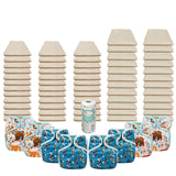 Unbleached Basic Prefold Diaper Packages with OsoCozy One Sized Covers