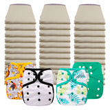 Better Fit Economy Prefold Diaper Packages with OsoCozy One Size Covers
