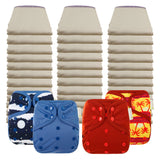 Better Fit Economy Prefold Diaper Packages with OsoCozy One Size Covers