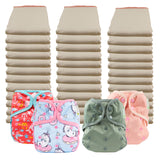 Better Fit Economy Prefold Diaper Packages with OsoCozy One Size Covers