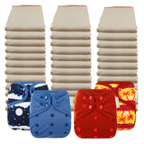Better Fit Economy Prefold Diaper Packages with OsoCozy One Size Covers