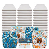 Bleached Flat Economy Packages with OsoCozy One Size Covers