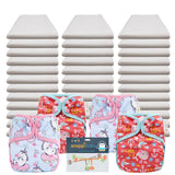Bleached Flat Economy Packages with OsoCozy One Size Covers