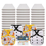 Bleached Flat Economy Packages with OsoCozy One Size Covers