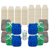 OsoCozy Grande Better Fit Diaper Package with OsoCozy One Size Diaper Covers