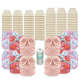 OsoCozy Grande Better Fit Diaper Package with OsoCozy One Size Diaper Covers