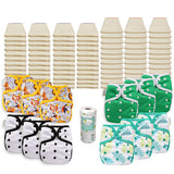 OsoCozy Grande Better Fit Diaper Package with OsoCozy One Size Diaper Covers