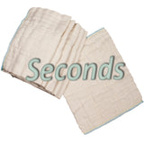 OsoCozy Organic Cotton Prefolds Factory Seconds Dozen