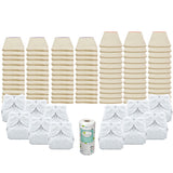Better Fit Grande Prefold Diaper Package with Thirsties Duo Covers