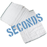 OsoCozy Bleached Prefolds Factory Seconds (dozen)