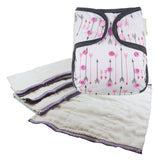 Infant Better Fit Prefold Trial Package with OsoCozy One Size Diaper Covers