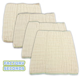 OsoCozy Organic Cotton Prefolds Factory Seconds Dozen