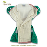 OsoCozy Bamboo/Organic Cotton Diaper Doublers (6 pk)