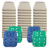 Better Fit Economy Prefold Diaper Packages with OsoCozy One Size Covers