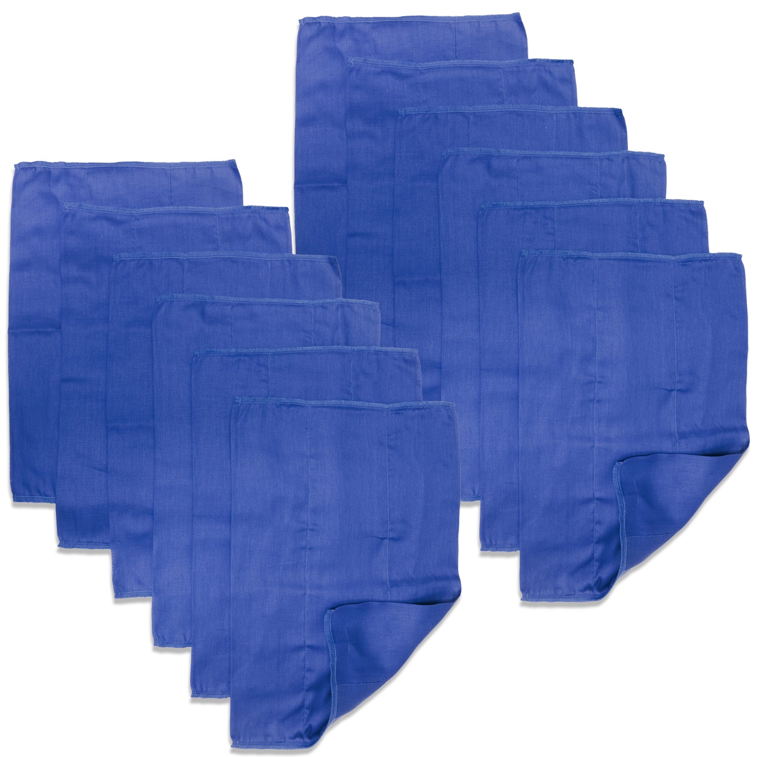 **NEW** Dyed Prefold Burp Cloths (dz)
