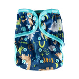 Infant Unbleached Prefold Trial Package with OsoCozy One Size Diaper Covers