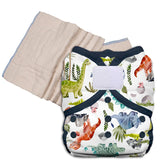 Unbleached Prefold Trial Package with Thirsties Duo Covers