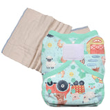Unbleached Prefold Trial Package with Thirsties Duo Covers
