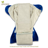 OsoCozy Gauze Diaper Doublers Unbleached - 1 Dozen