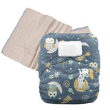 Unbleached Prefold Trial Package with Thirsties Duo Covers