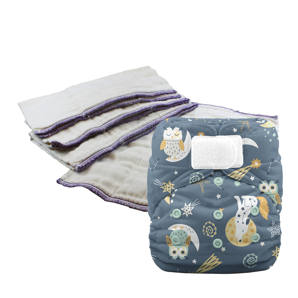 Better-Fit Prefold Trial Package with Thirsties Duo Covers