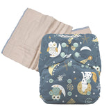 Unbleached Prefold Trial Package with Thirsties Duo Covers