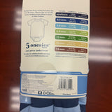 Clearance Gerber Short Sleeved Onesies  - 5 Pack