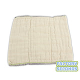 OsoCozy Organic Cotton Prefolds Factory Seconds Dozen